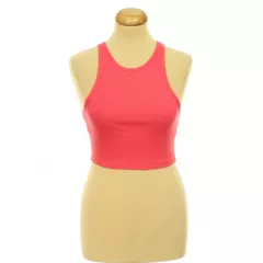 Zara pink bordázott elasztikus top
