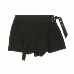 Boohoo fekete cargo skort