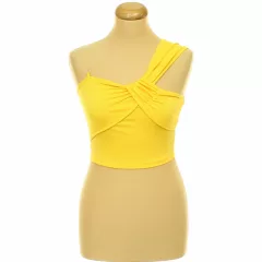 Aszimmetrikus szilikonpántos top