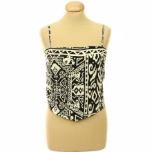 New Look mintás viszkóz top