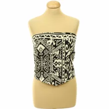 New Look mintás viszkóz top