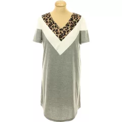 Shein szürke pólóruha