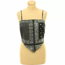 New Look mintás szatén top