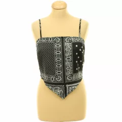 New Look mintás szatén top