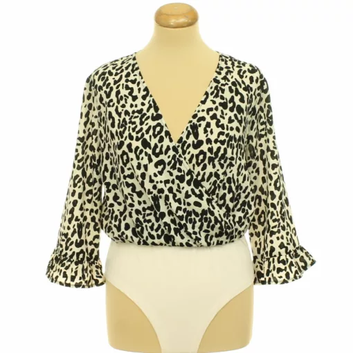 Boohoo leopárdmintás ingbody