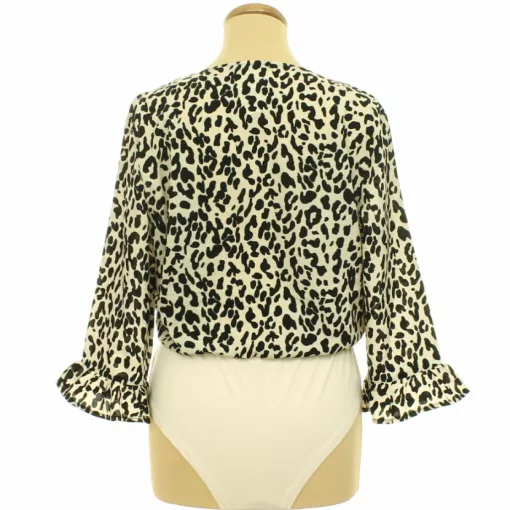 Boohoo leopárdmintás ingbody