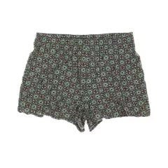 Papaya mintás viszkóz short