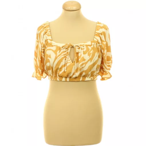 H&M mintás viszkóz top