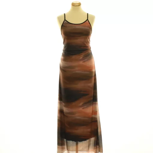 Shein mintás necc maxi ruha