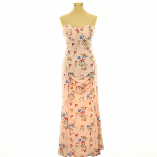 Boohoo virágmintás corset maxi ruha