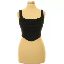 Shein fekete corset top