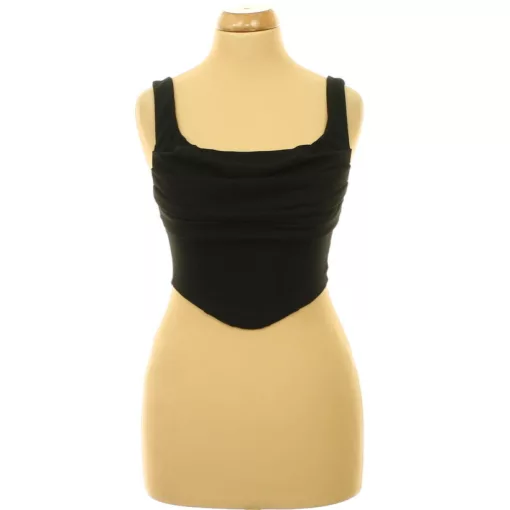Shein fekete corset top