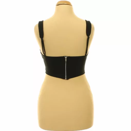 Shein fekete corset top