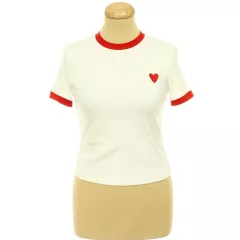 Shein  fehér crop póló