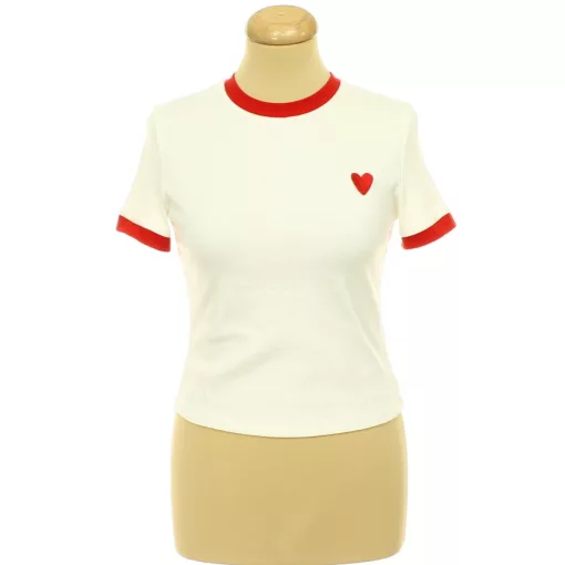 Shein  fehér crop póló