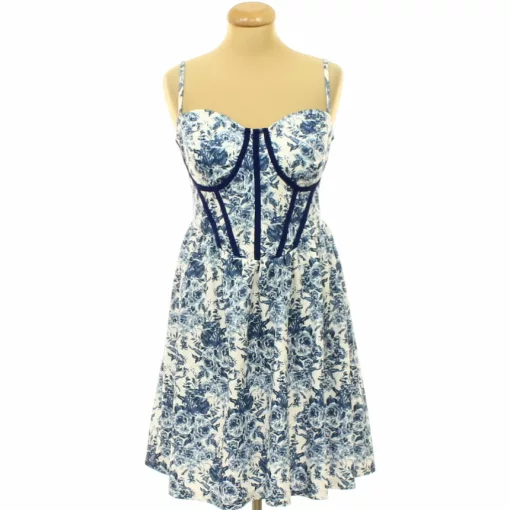 Shein virágmintás corset ruha