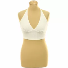 Shein mintás fehér top