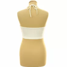 Shein mintás fehér top