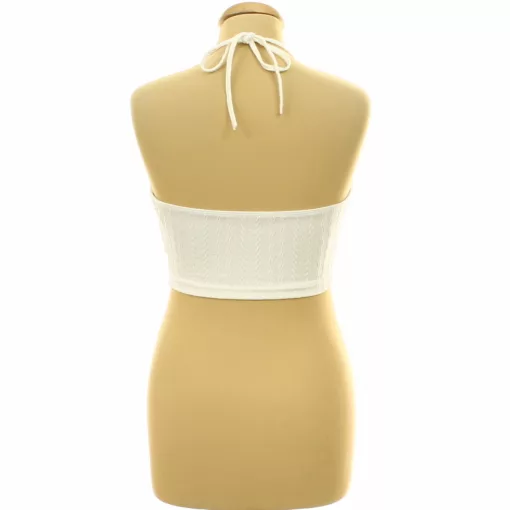Shein mintás fehér top