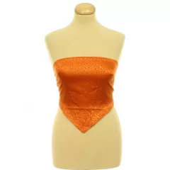 Shein mintás szatén top
