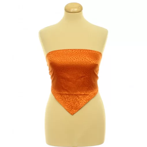 Shein mintás szatén top