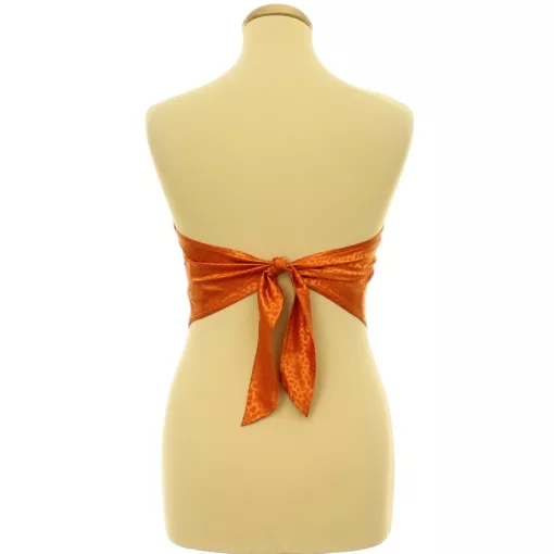 Shein mintás szatén top