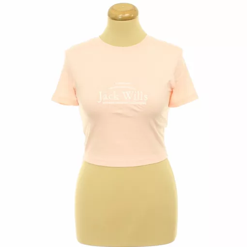 Jack Wills rózsaszín crop póló
