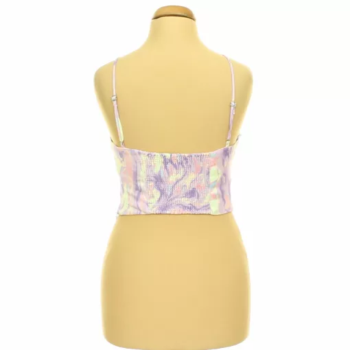 Zara színes keresztpántos top