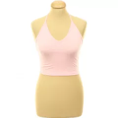 Shein rózsaszín nyakpántos top