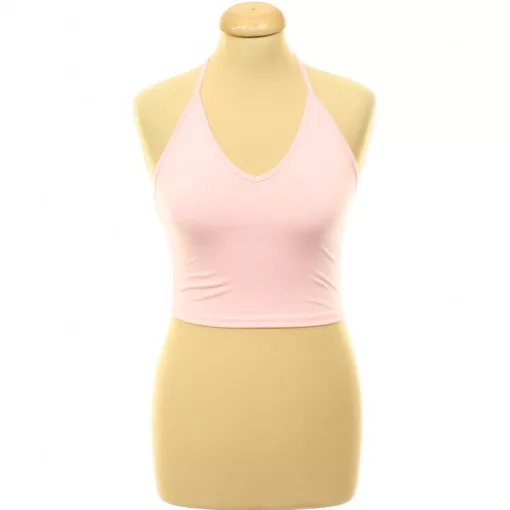 Shein rózsaszín nyakpántos top