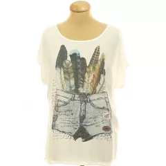 Made In Italy strasszos-mintás felső