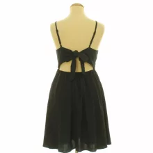 Shein csavart fekete ruha