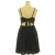 Shein csavart fekete ruha