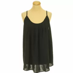 Shein ráncolt fekete felső