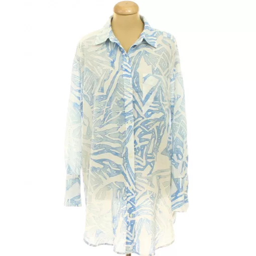 H&M mintás lenkeverék ing