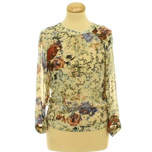 Topshop mintás nyitott hátú blúz