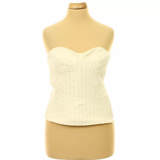 Bershka csíkos corset felső