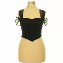 Shein tüllpántos corset top