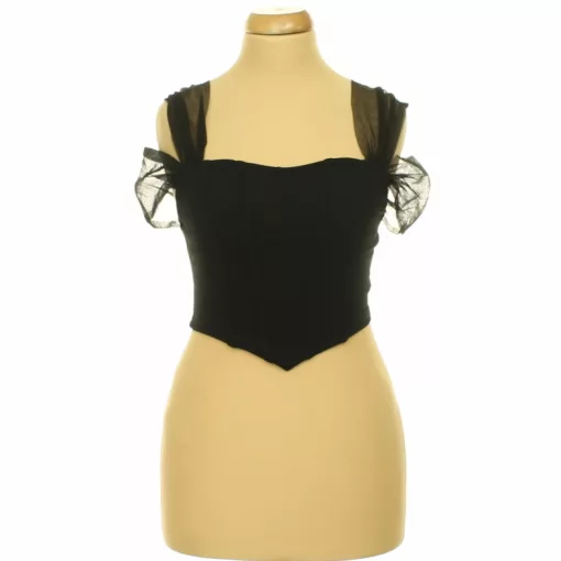Shein tüllpántos corset top
