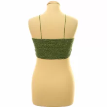 Romwe hímzett organza top