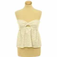 Shein csavart-áttört mintás top
