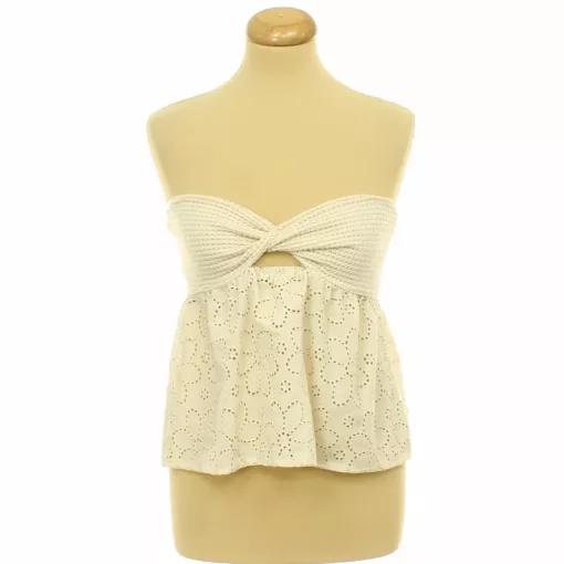 Shein csavart-áttört mintás top