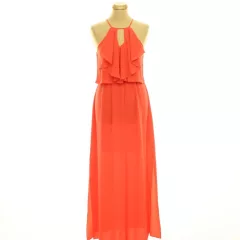 New Look korall színű maxi ruha