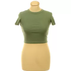 Fishbone khakizöld top