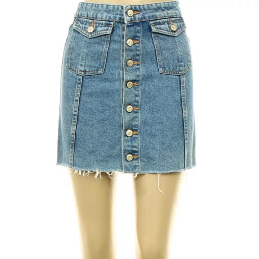 Zara koptatott farmer szoknya