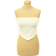 Shein mintás fehér top