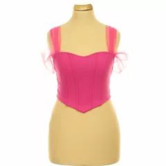 Shein tüllpántos corset top