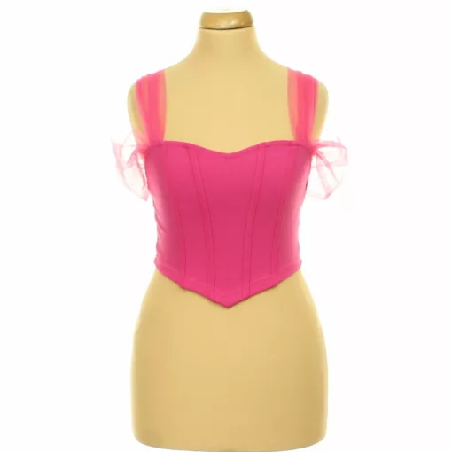 Shein tüllpántos corset top