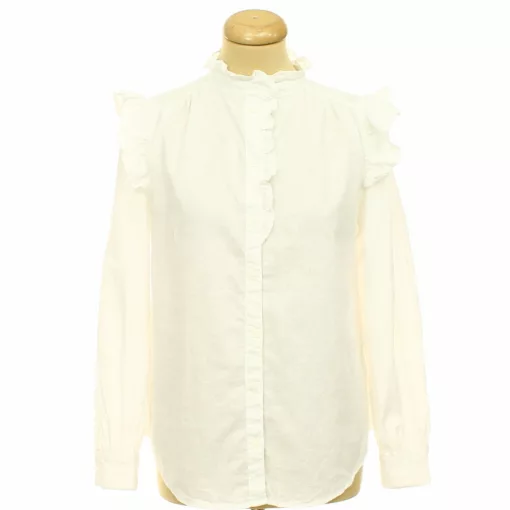 H&M fehér lenkeverék ing