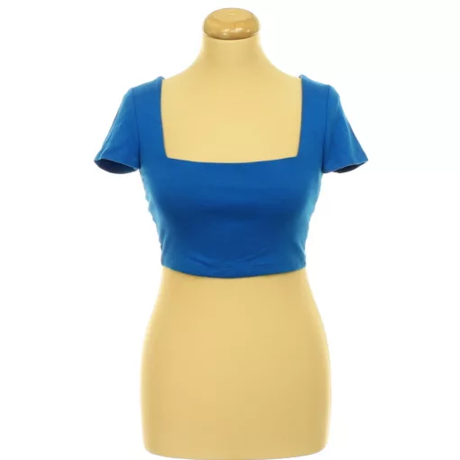 Zara kék elasztikus top